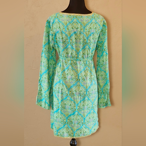 [Victoria's Secret] Floral Tunic/Cover-Up Cinched Tie Below Bust《M/L》 - Picture 3 of 16